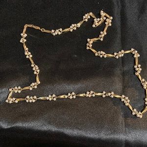 Pearl Cluster Necklace